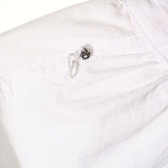 Alfani Tunic Top Size 6 P Womens Boho White with Gold Embroidery Pullover - Picture 10 of 11